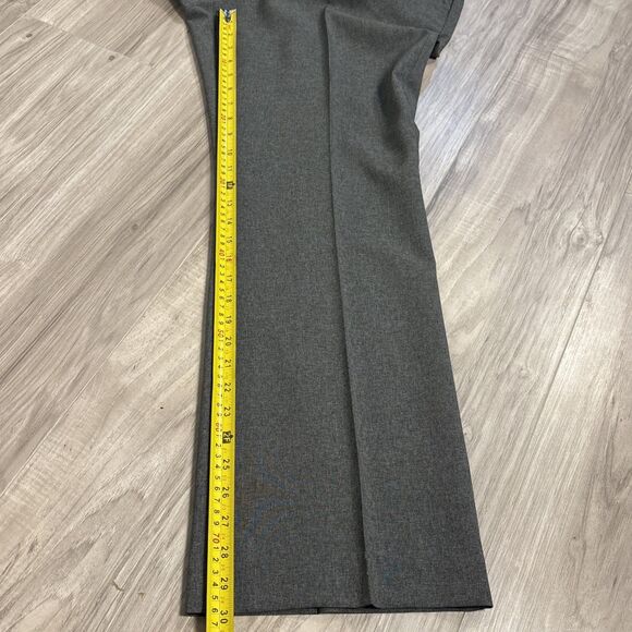 NWT New York Company Grey Front Crease Wide Leg Dress Work Pants Chic  Size 16 - Picture 7 of 9